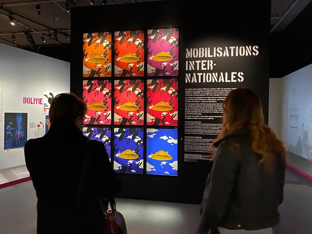 nathalieappere's tweet photo. Après plusieurs mois d’attente, l’exposition « Face au mur » est enfin ouverte au public au @museedebretagne. 30 ans de contestations sociales, de luttes écologiques et de combats politiques racontés à travers des affiches engagées et militantes. À voir ! https://t.co/PgTYY8ipgN