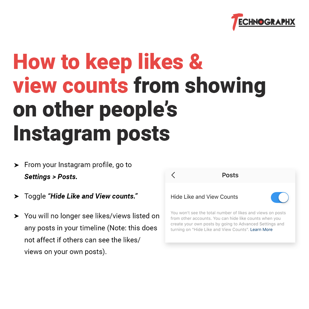 technographx's tweet image. How to Hide Likes on Your Instagram Posts

all Instagram users can omit likes and views from displaying on their own image and video posts.

Get more Tech news: bit.ly/3vxgfbC

#instagramlikes #instagram #likes #like #follow #likeforlikes #instagood #instagramfollowers