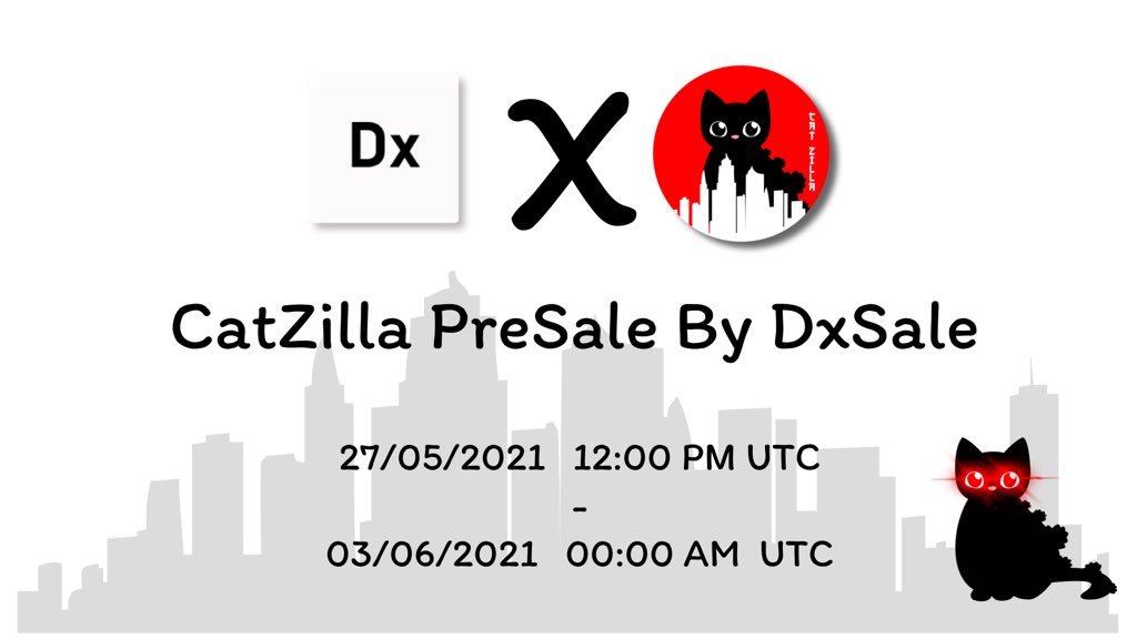 CatZillaCoin's tweet photo. Countdown 45 minutes.

https://t.co/ehTjNJwlaB

#btc #bsc #Fairlaunch #gem #CatZilla https://t.co/Nve2Qtd0J9