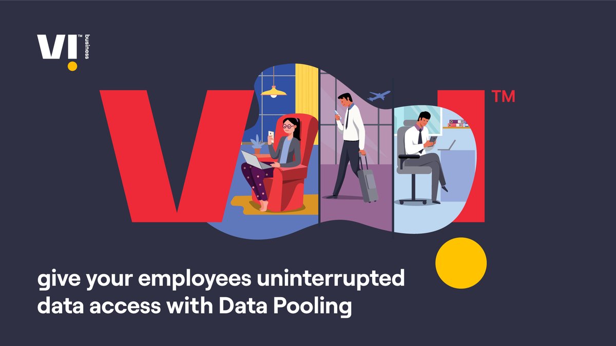 ViBusinessIndia's tweet image. You can manage your employees’ unused and surplus data with ease, through Data Pooling. Help your employees be more productive with uninterrupted data access at their fingertips. Know more bit.ly/2RMR7OP
#DataPooling #Productivity #WorkFromAnywhere #RemoteWorking