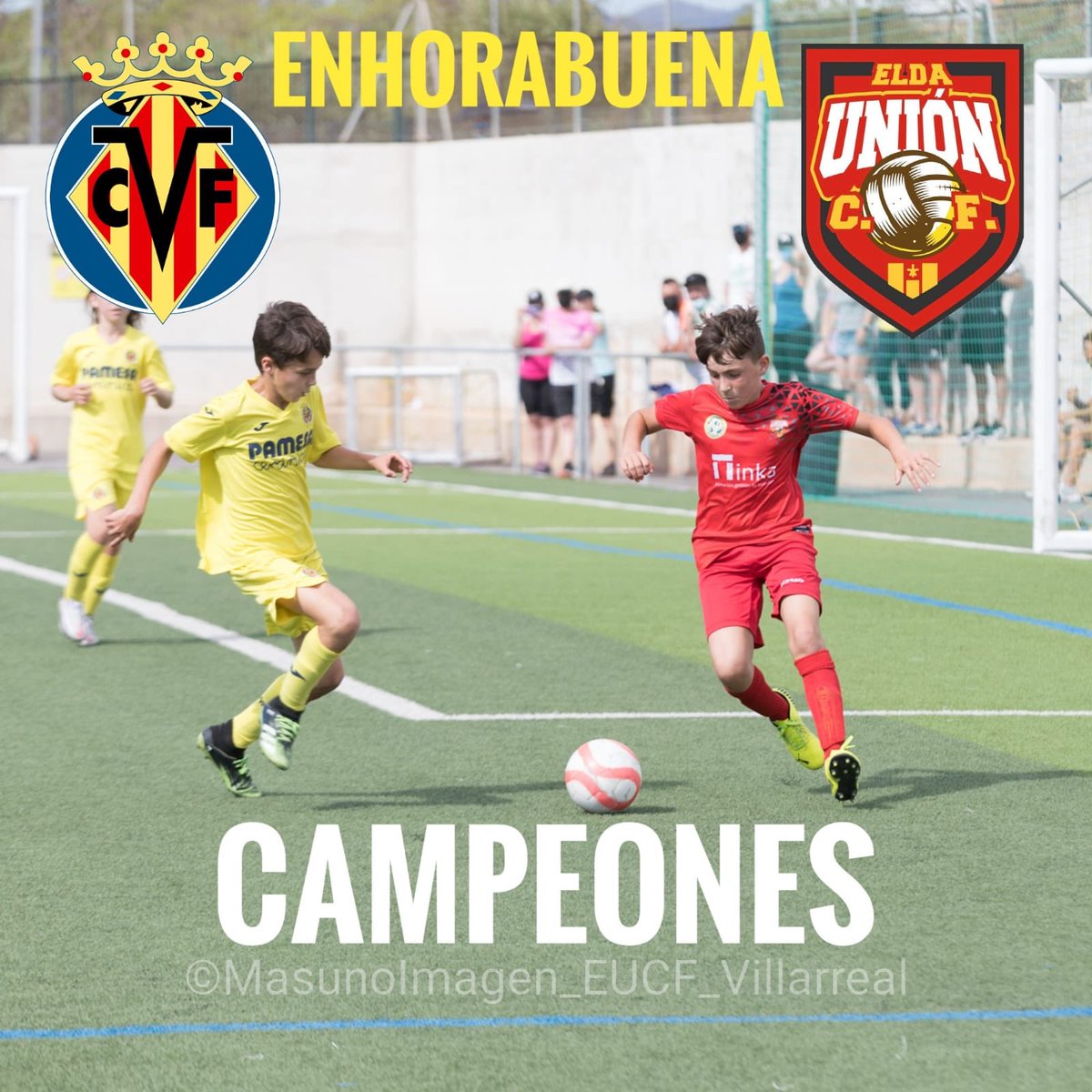 👏 Desde el Elda Unión CF como club convenido del @villarrealcf nos sumamos a la celebración de este merecido titulo europeo que habéis conseguido.

• Gran trabajo el que realizáis en el Villarreal desde hace mucho años, un saludo y disfrutar.