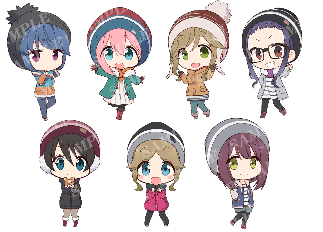 桜沢かなた おうさわかなた お知らせ シーズナルプランツ様より Tvアニメゆるキャン Season2 のグッズ用 ミニキャラを描かせていただきました グッズ情報は後日公開となります よろしくお願いいたします ゆるキャン ぷちちょこ