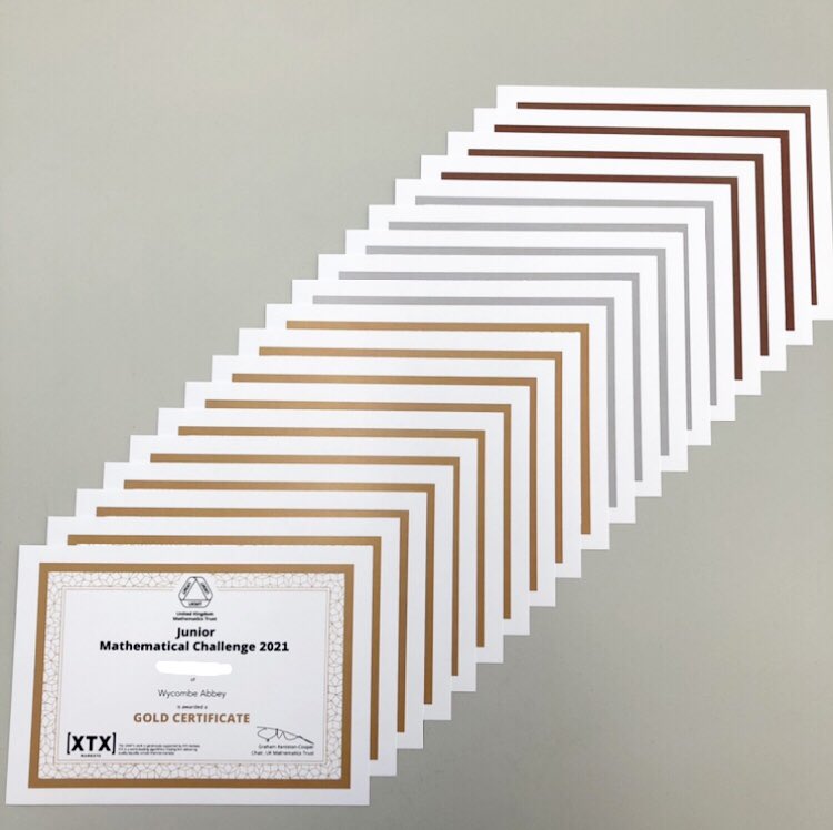 Congratulations to all 104 of our U3 and L4 pupils who were awarded certificates in the <a href="/UKMathsTrust/">UK Maths Trust</a> Junior Maths Challenge!
33🥇 41🥈 30🥉
#WAMaths #JMC