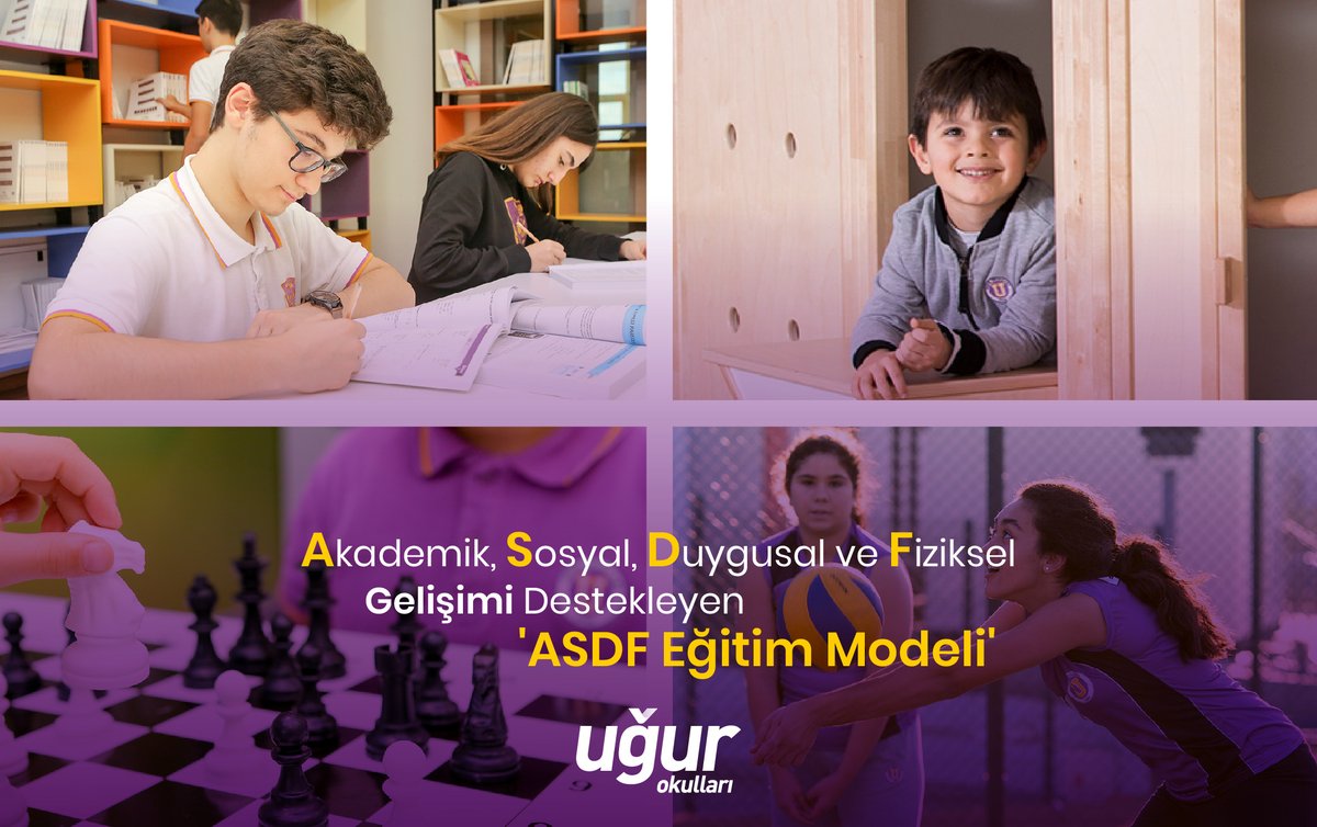 #ASDF Eğitim Modeli ile öğrencilerimizin akademik, sosyal, duygusal ve fiziksel gelişimlerini destekliyor, potansiyellerini en üst seviyeye çıkarmalarını hedefliyoruz. 🚀

#UğurluOlmak