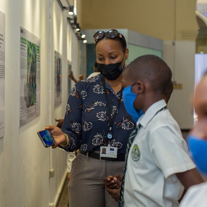 Forumcctza's tweet photo. Climate change Exhibition 2021: Youth engagement for community resilience building. #Together for a climate Neutral Future.

#Strongtogether 
#EUin Tanzania

 Supported by the European union.

@EUinTZ https://t.co/B3qtC7Vh0S