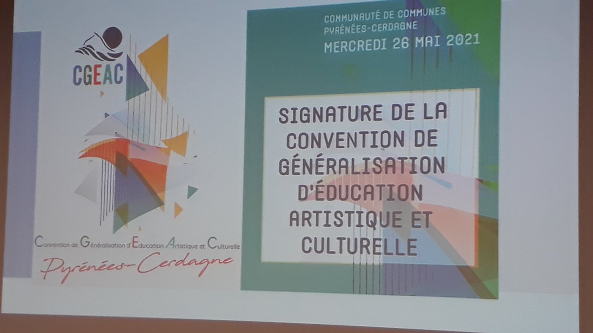 dsden66's tweet photo. [#CGEAC]
Favoriser l'éducation artistique et culturelle auprès des jeunes, réduire les inégalités d'accès à la culture, enjeux principaux de la Convention de Généralisation d’Éducation Artistique et Culturelle signée à #Saillagouse en #Cerdagne, territoire au patrimoine riche👍 https://t.co/rUIU4HTTUj