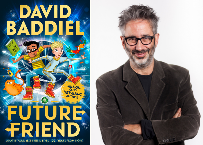 7Stories's tweet photo. Join comedian and award-winning @Baddiel on 16/06 as he introduces his latest blockbuster #FutureFriend (@HarperCollinsUK), a terrifically entertaining time-slip adventure that combines action, friendship, laugh-out-loud humour, talking animals and militant chickens! https://t.co/RmvE9aeK5v