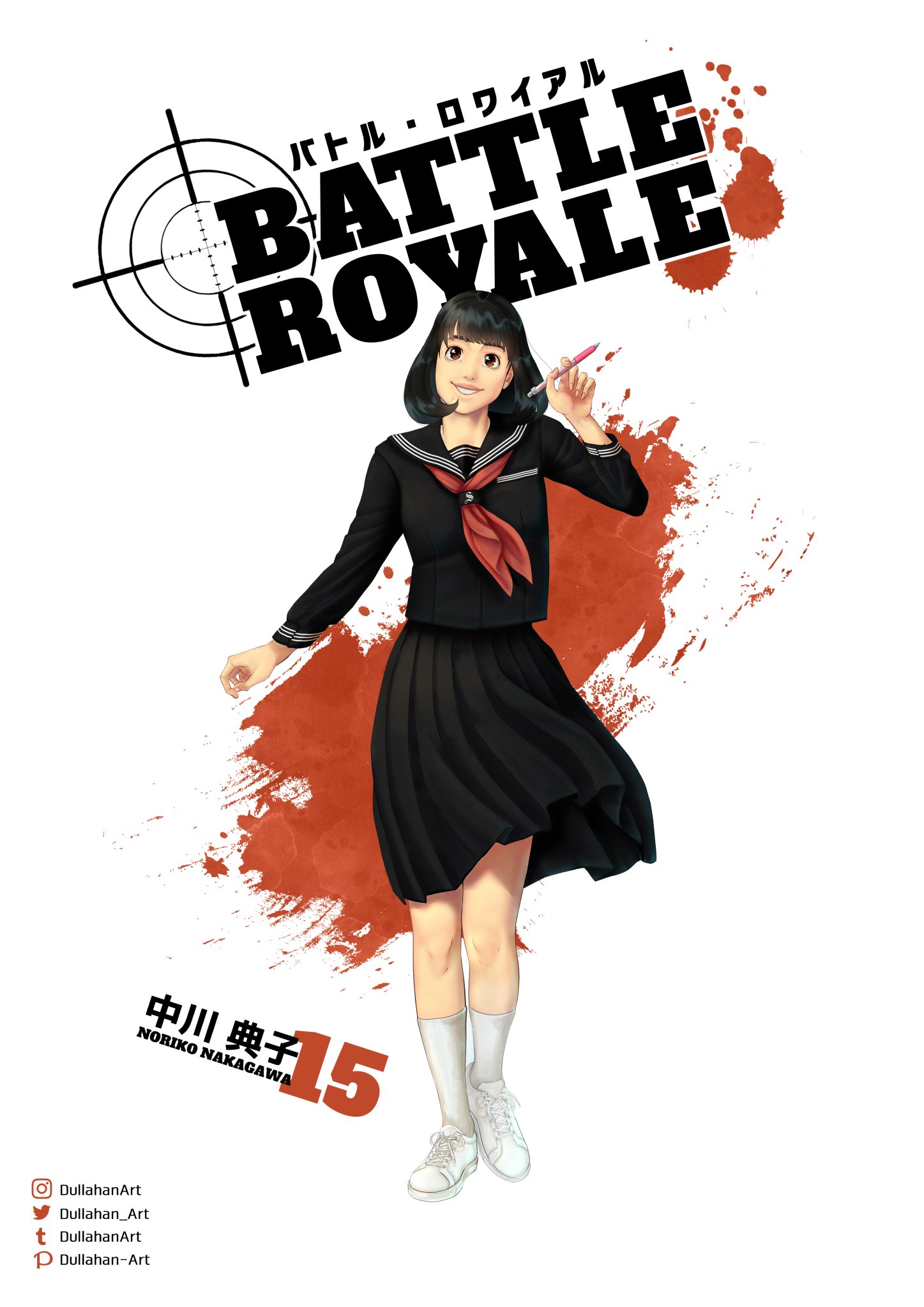 Dullahan Battle Royale Shiroiwa Junior High Class 3 B Male Student 15 Shuya Nanahara 七原秋也 Female Student 15 Noriko Nakagawa 中川 典子 T Co 4wvdndbfth Twitter