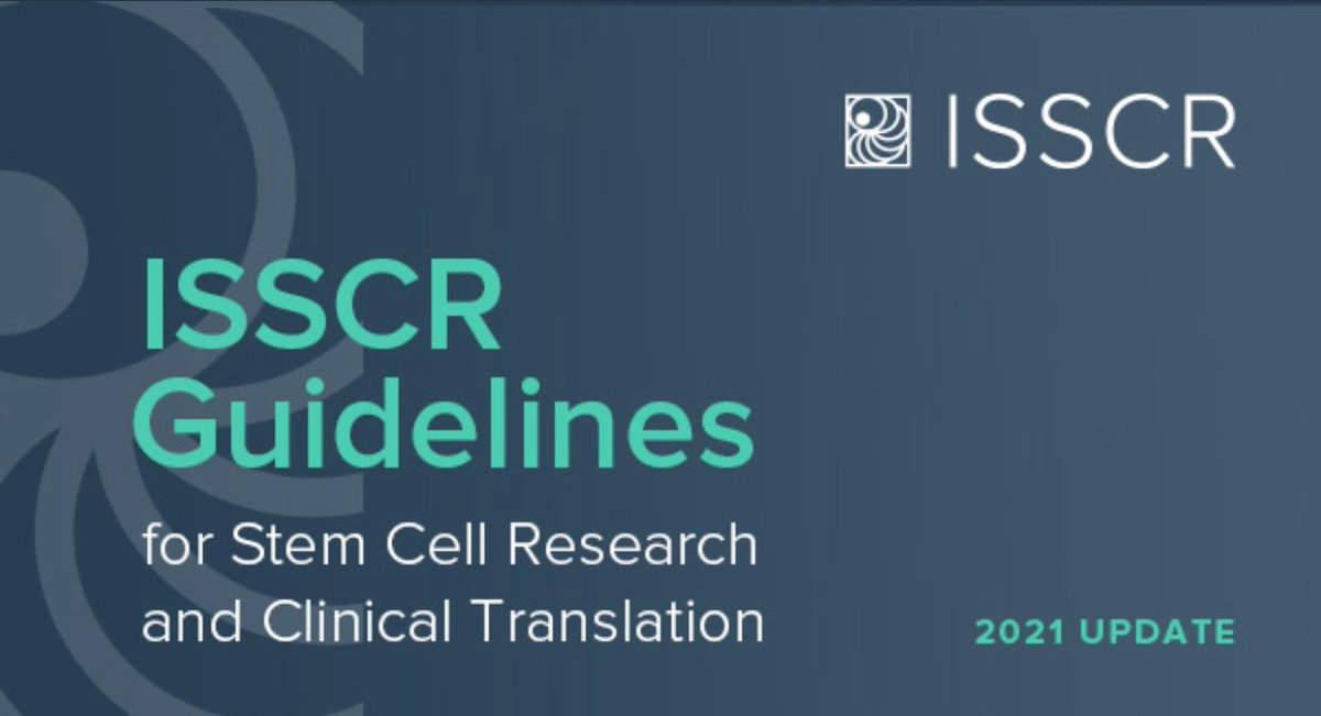 PNBB_ISCIII's tweet photo. 📢#ISSCR publica las #ISSCRGuidelines que aplican a todas las áreas de investigación y aplicación de células madre así como la comunicación a la sociedad de los resultados e investigaciones en el campo. https://t.co/BI6xIMqnYj 
@LluisMontoliu https://t.co/Qb6ilkRIBe