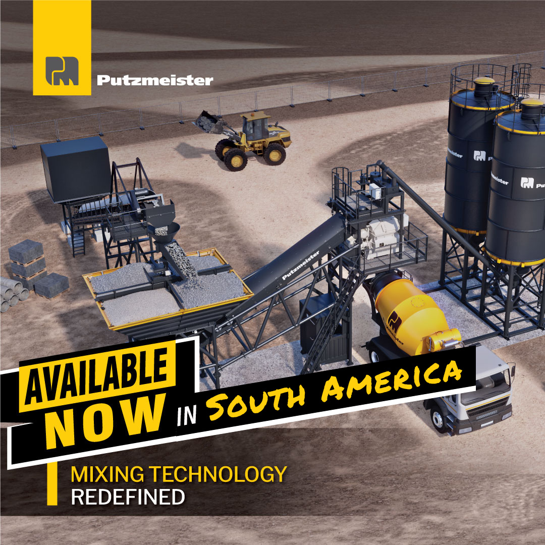 Putzmeister's tweet photo. Putzmeister Batching Plants - Configurable to meet any jobsite requirement.
Now available in South America!
Learn more: https://t.co/e1DbO0XV4T
#putzmeister #batchingplants #mixing #southamerica https://t.co/0BBNM3k0zb