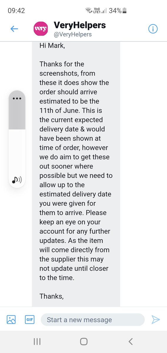 MarkPro79's tweet photo. @MikeFGroves @VeryHelpers Same here was given hope yesterday...but this morning different..hope they explain? https://t.co/FdeczWmakY