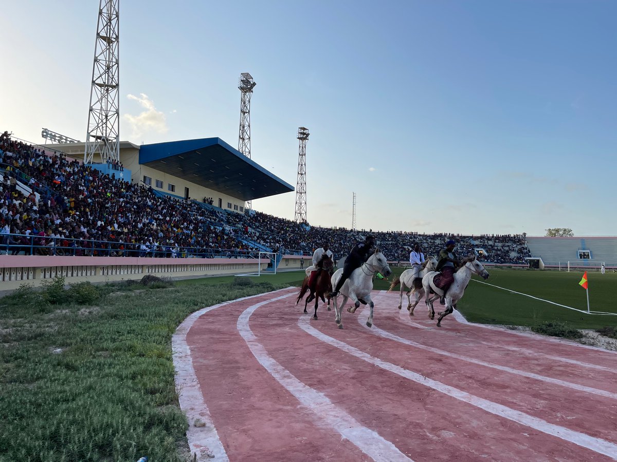 nis_africa's tweet photo. Sports build Social Cohesion..The resumption of football games at Mogadishu Stadium brings together a diversity of fans. Stadium renovated by FGS @NorwayInSomalia @EU_in_Somalia https://t.co/6zDb3Zpzva