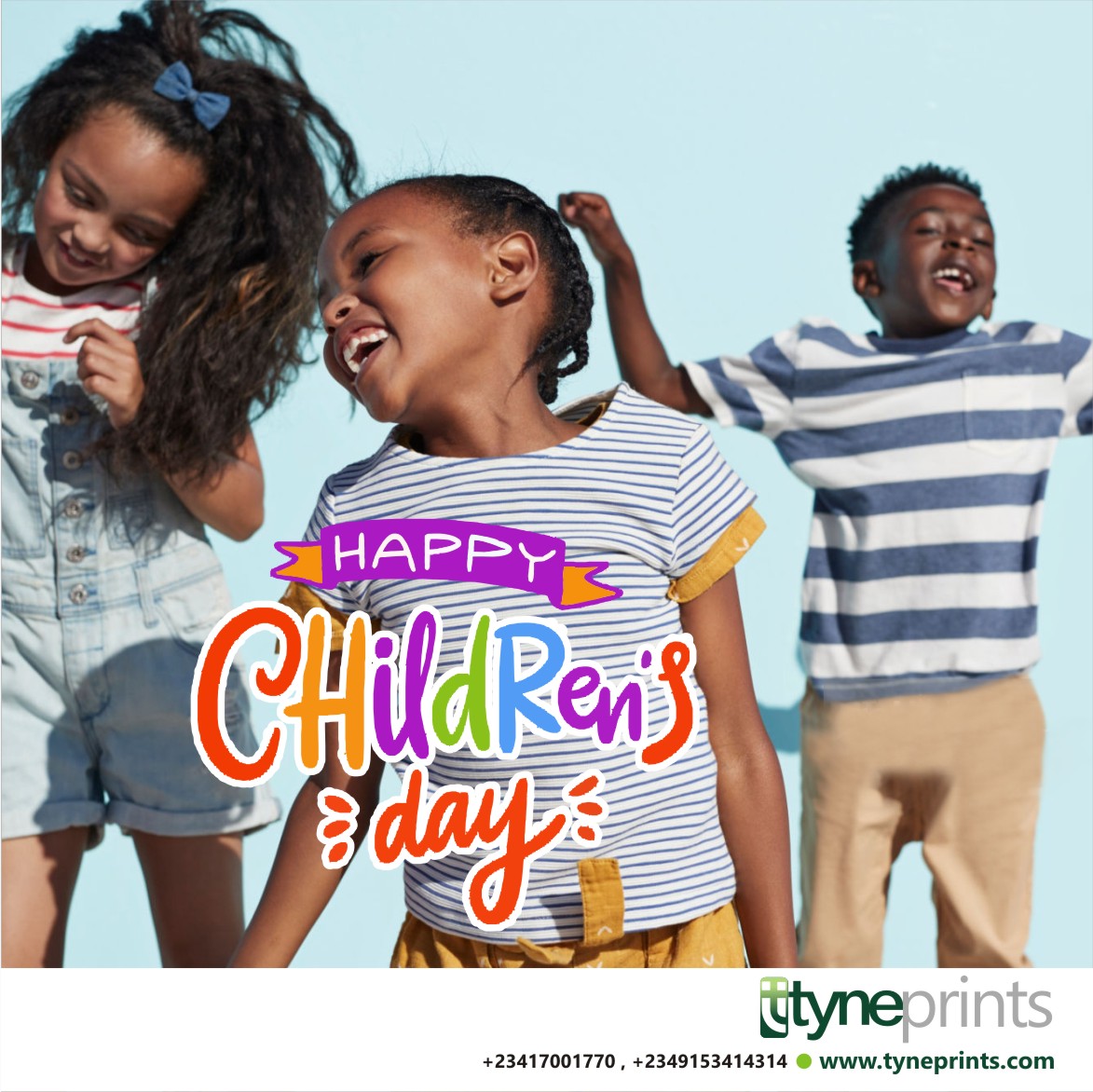 tyneprints1's tweet photo. Children are valuable assets to the world. Put a smile on their faces.

Happy Children’s Day.

#Tyneprints #Childrensday2021 #children #future #happy #celebration #printing #creativity #Colour #printingsolutions #printers #printshop #customize #business #technology #DIprinting https://t.co/enIAL8iyNV