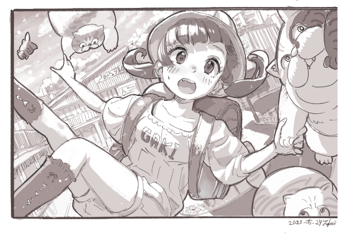 とぶ～!
今日の絵チャ 