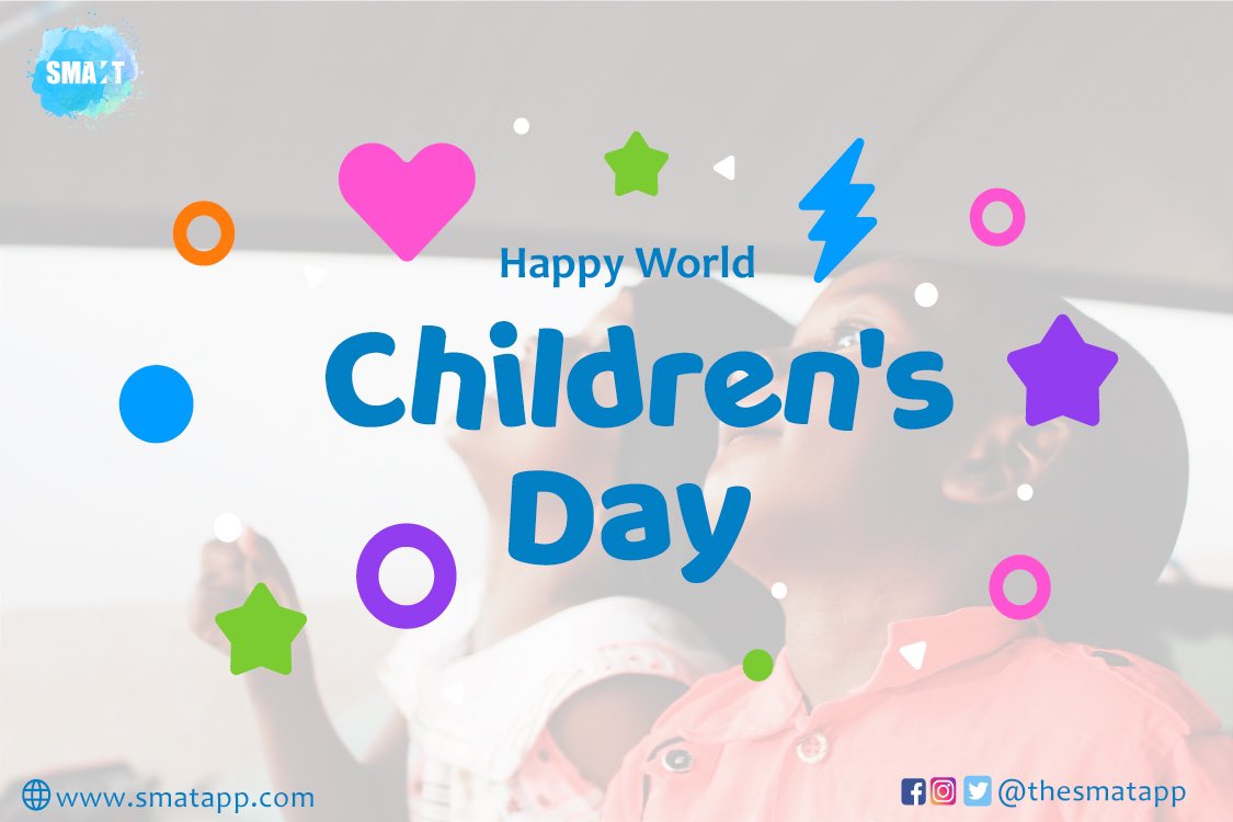Thesmatapp's tweet photo. Every child deserves to be celebrated
Datatac celebrates all children today!
Happy World Children’s Day 🎉🎉
•
•
#childrensday #worldchildrensday #childrensdaycelebration https://t.co/gJCWeOeFN9