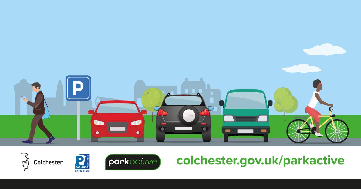 yourcolchester's tweet photo. Heading in to #Colchester this weekend?
Check out our #ParkActive pilot scheme, which supports the environment and encourages active travel @park_active
Find out more & sign up here: https://t.co/KWWs1zqFKM https://t.co/NwkRmt0Lhw