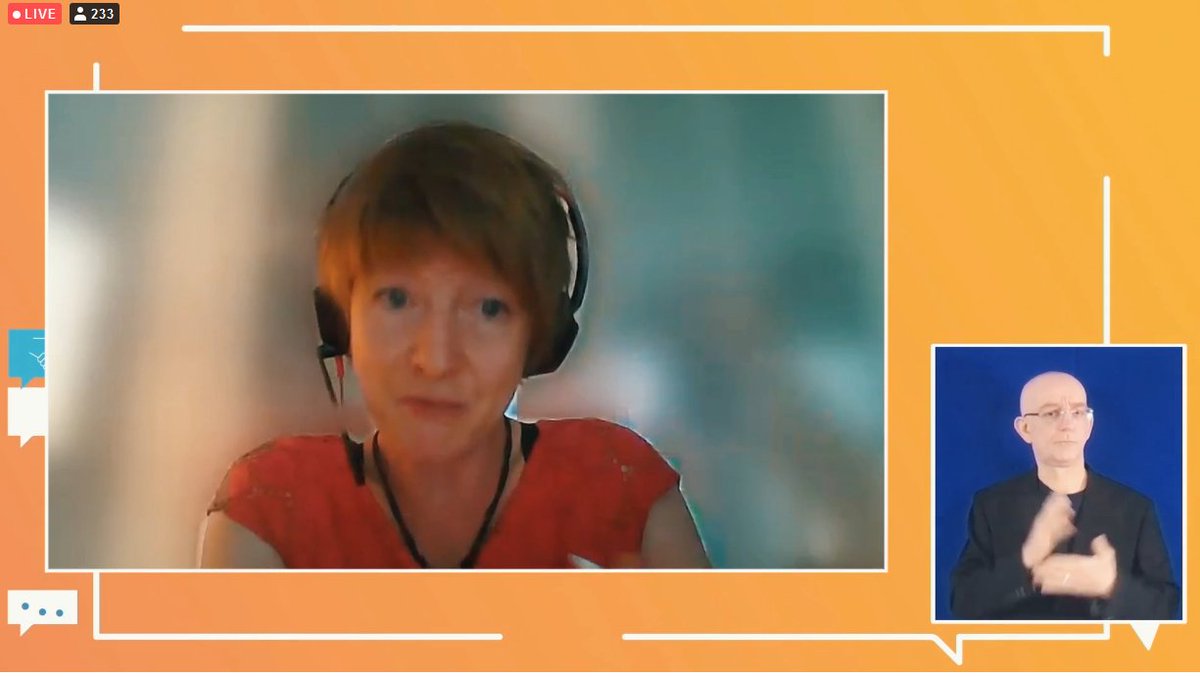 social_platform's tweet photo. .@catherinenaugh our Vice-President/Director of @MyEDF stresses the importance of EU funds for #civilsociety orgs representing people in vulnerable situations to connect citizens to #EU policy making #CERV2021 #CERV #Civildialogueweek https://t.co/YUUZesItb5