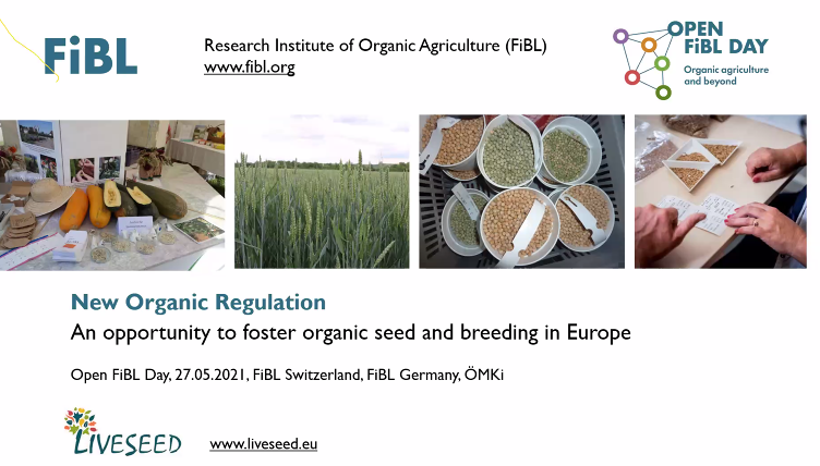 At #OpenFiBLDay results of @LIVESEED were presented on policy meassures on how to boost #organicseed and #organicbreeding more info under  liveseed.eu/wp1/ @fiblorg @OMKiHungary @FiBLBreeding