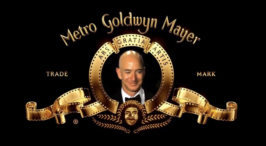 EnsightA's tweet photo. امازون $AMZN تستحوذ على ايقونة هووليود Metro Goldwyn Mayer بمبلغ يصل الى 8.45$ مليار $ ويعد اكبر استحواذ لامازون بعد استحواذها في عام 2017 على شركة Whole Foods بمبلغ 13.7 مليار $! https://t.co/5Jw916GKni
