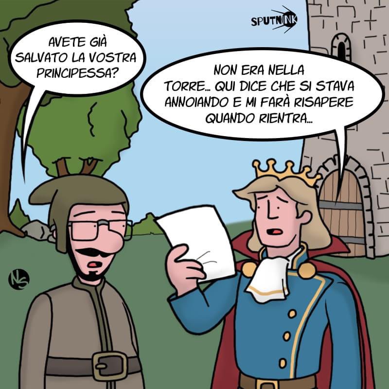 Sputnink_'s tweet photo. "principi e principesse"
@Enneesse3 per Sputnink
#paritadigenere #sessismo #principeazzurro #charmingprince #principesse #maschilismo #enneesse #sputnink https://t.co/zPzrsWPS3Y