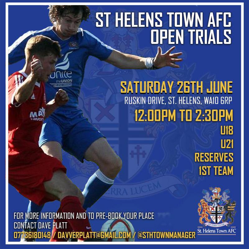 St Helens Town AFC tweet media