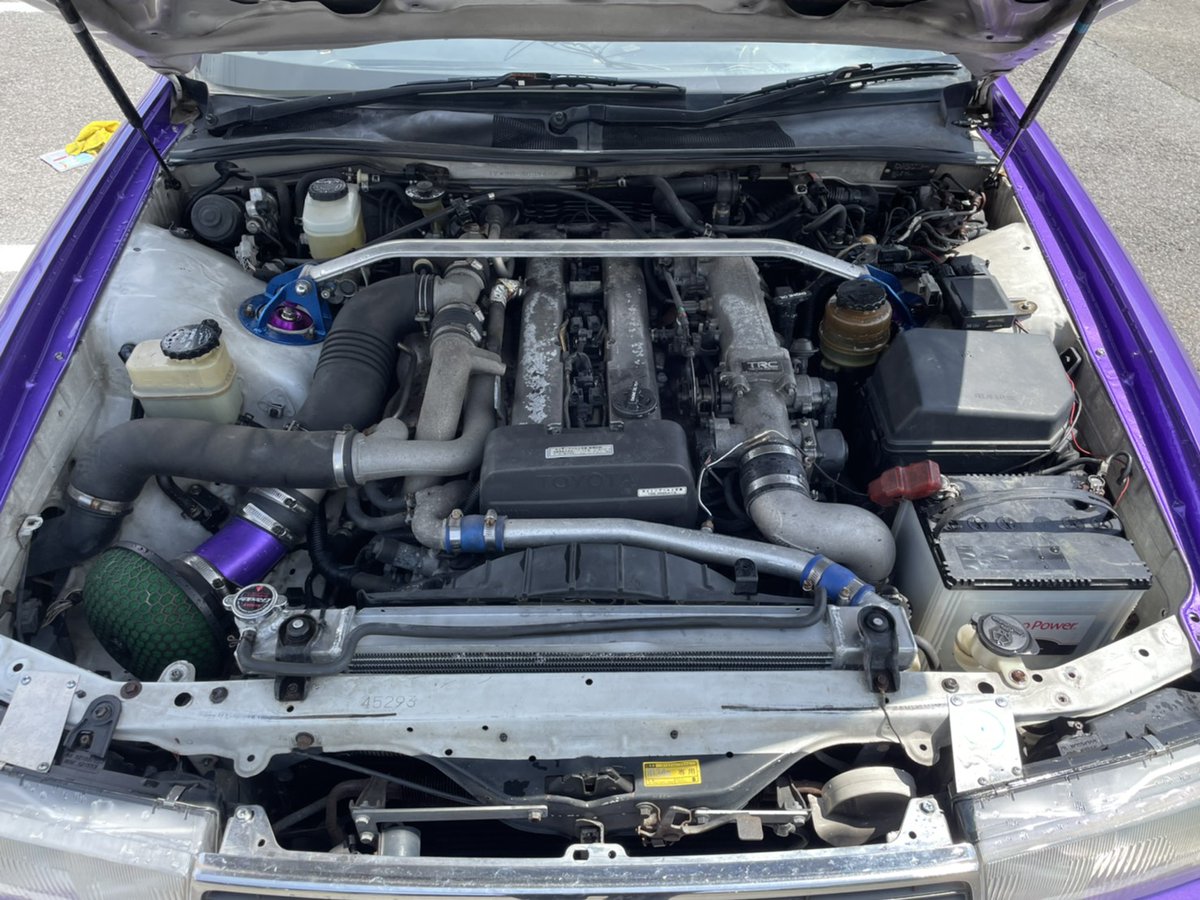 mikeracing311's tweet photo. トヨタ　JZX90 クレスタ
H5/11 車検なし
☆社外フルエアロ
☆車高調　D-MAX
☆インタークーラー
☆ラジエーター
☆社外ハンドル
☆社外マフラー
☆バケットシート
☆フロントタワーバー
☆水温計・ブースト計
☆社外ホイール　Work18インチ9.5J https://t.co/dgk0a02gvG