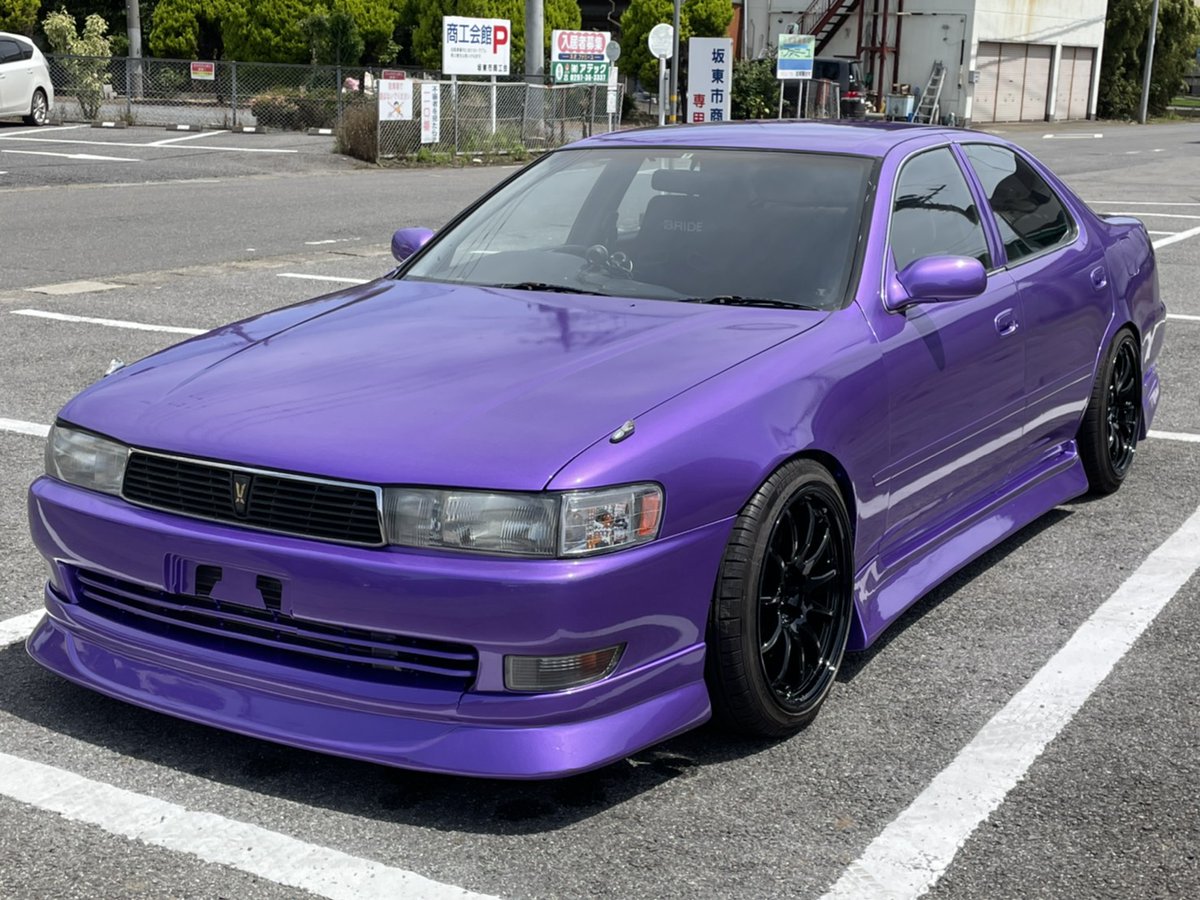 mikeracing311's tweet photo. トヨタ　JZX90 クレスタ
H5/11 車検なし
☆社外フルエアロ
☆車高調　D-MAX
☆インタークーラー
☆ラジエーター
☆社外ハンドル
☆社外マフラー
☆バケットシート
☆フロントタワーバー
☆水温計・ブースト計
☆社外ホイール　Work18インチ9.5J https://t.co/dgk0a02gvG