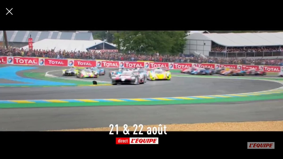 RomainSochas's tweet image. RAPPEL 🚨🚨🚨
Les @24heuresdumans seront diffusées les 21 & 22 août en direct sur @lachainelequipe !
#lequipeAUTO #WEC