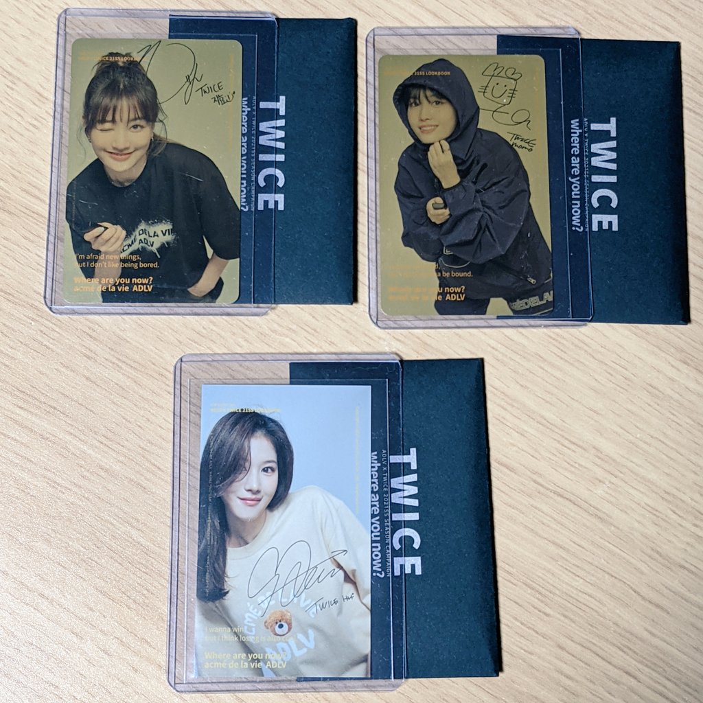 TWICE ツウィ　ADLV ゴールドトレカ TWICE ツウィADLV ゴールドトレカ