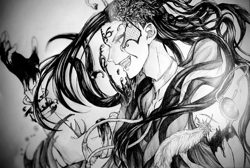 描いた絵をモノクロにするとかっこいい 元々の絵が白黒ばっかだからあまりやる意味 かんばやし𓆗𓆙 低浮上気味の漫画