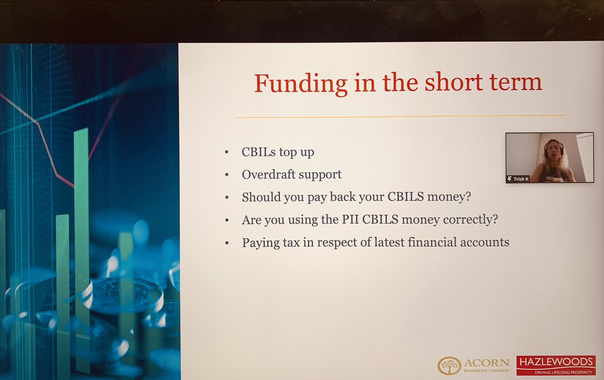 Excellent master class now in funding and finance from <a href="/Hazlewoods/">Hazlewoods</a> and <a href="/acornbizfinance/">Acorn Business Finance</a>. If you would like to see the recording and work in a UK law firm email info@calicolegalgroup.co.uk