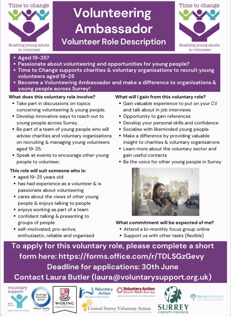 Another fabulous initiative supported by Surrey County Council and partners creating opportunities where it matters. It’s been a tough year for Young People, let’s do what we can @Surrey_Matters <a href="/volsupportns/">Voluntary Support</a> @VARB2020 @volunteerTVA <a href="/VASWS/">Voluntary Action South West Surrey</a> <a href="/CSVACTION/">Central Surrey Voluntary Action</a> <a href="/SurreyHeartland/">Derek</a> <a href="/Elspeth08/">Elspeth Andrews</a>