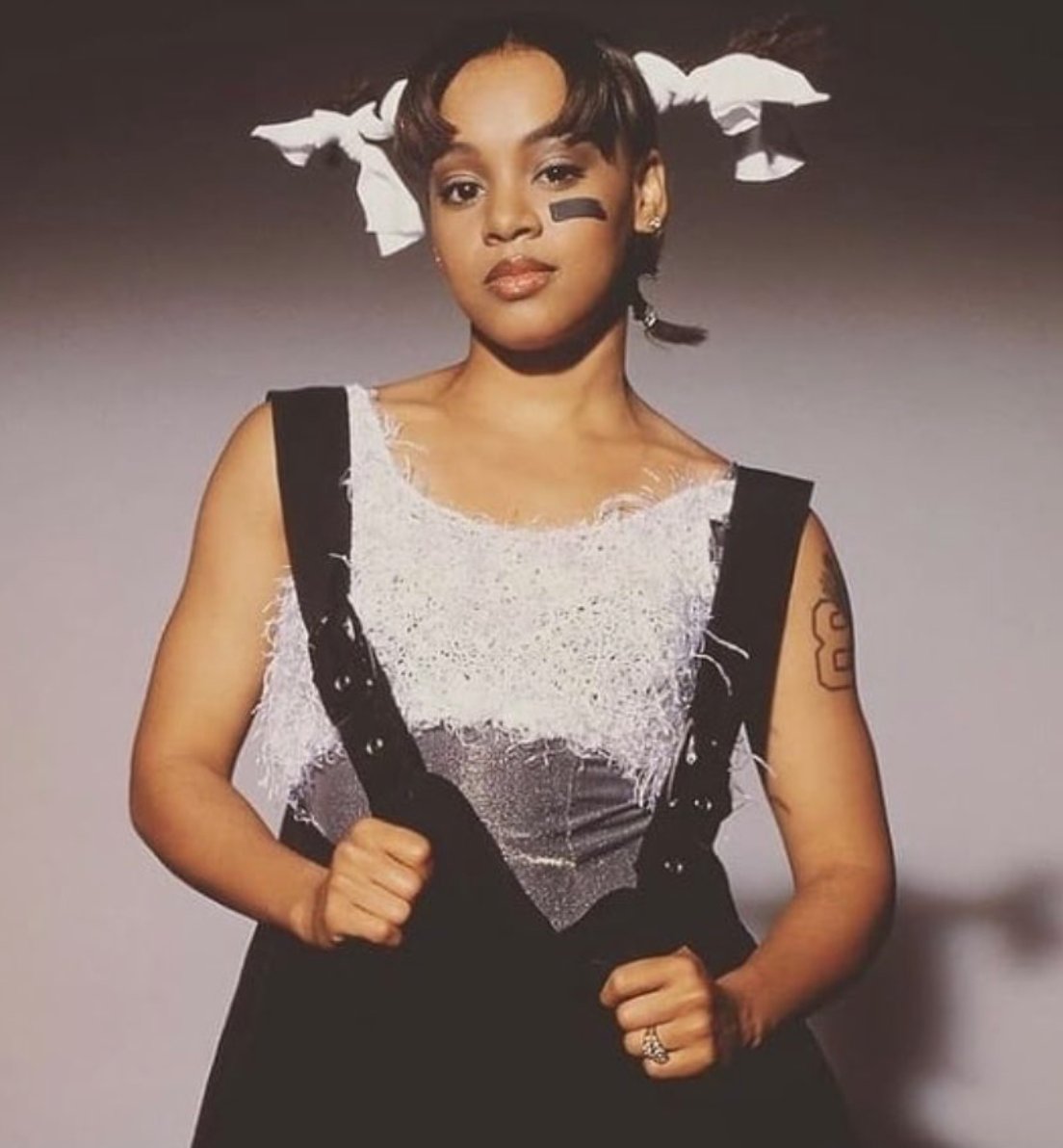 Happy Birthday to Lisa \"left eye \" Lopes! She would\ve been 50 today.  Swipe for some of her iconic looks  