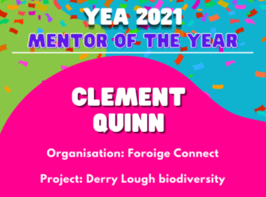 Mayo Foróige Projects (@foroigeconnect) on Twitter photo Delighted for Moses and Bano who won the Eco-Community Development Award in Eco Unesco YEA 2021. Also to our own Clem Quinn who picked up the Mentor of the Year Award. They worked really hard during lockdown on their Derry Lough Biodiversity Project. <a href="/foroige/">Foróige</a> <a href="/ECOUNESCO/">ECO-UNESCO</a> <a href="/tusla/">Tusla - Child and Family Agency</a> Delighted for Moses and Bano who won the Eco-Community Development Award in Eco Unesco YEA 2021. Also to our own Clem Quinn who picked up the Mentor of the Year Award. They worked really hard during lockdown on their Derry Lough Biodiversity Project. <a href="/foroige/">Foróige</a> <a href="/ECOUNESCO/">ECO-UNESCO</a> <a href="/tusla/">Tusla - Child and Family Agency</a>