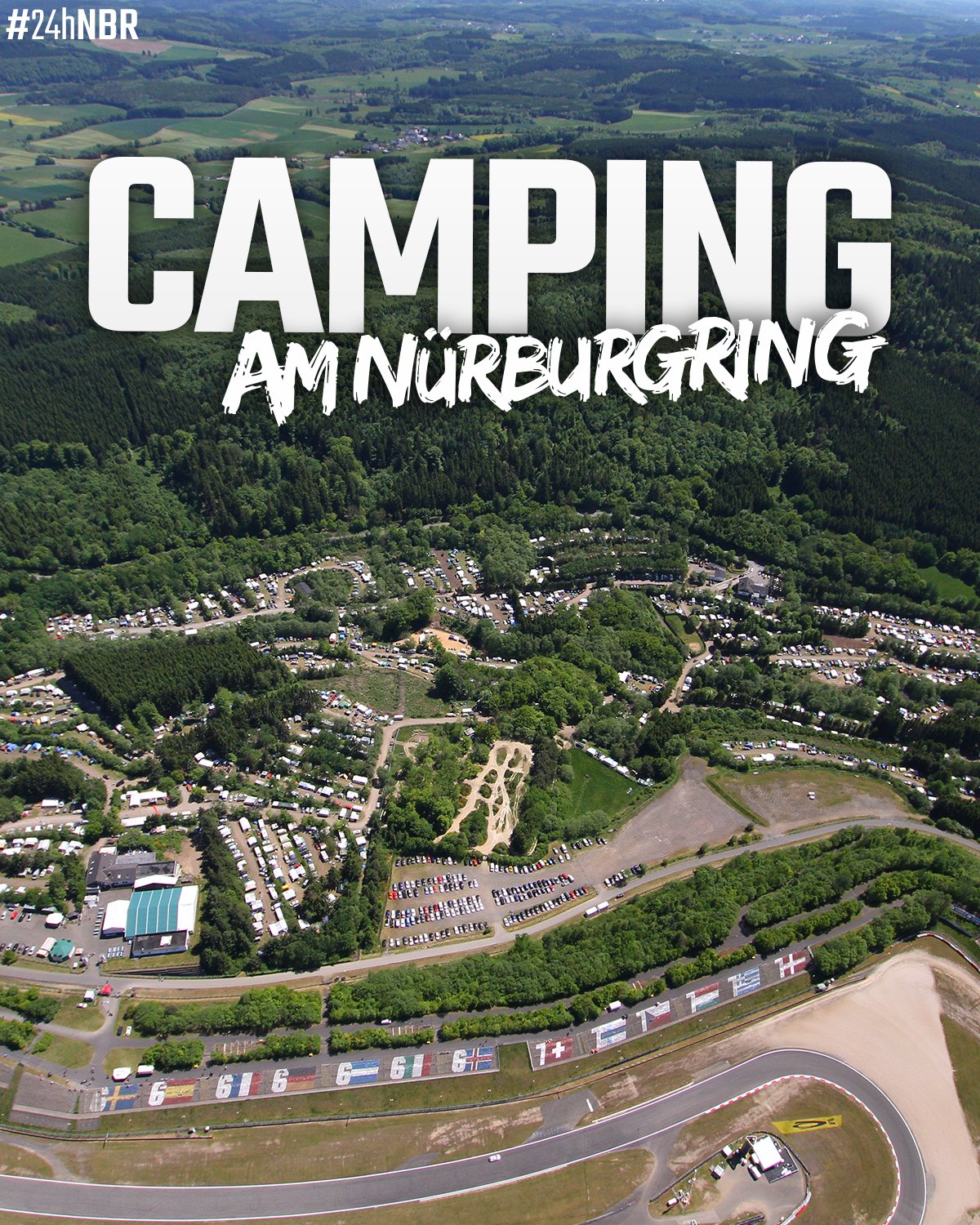 ADAC TOTAL 24hRennen Nürburgring on Twitter "Camping at the Nürburgring will be possible!! 🏎 🏕
