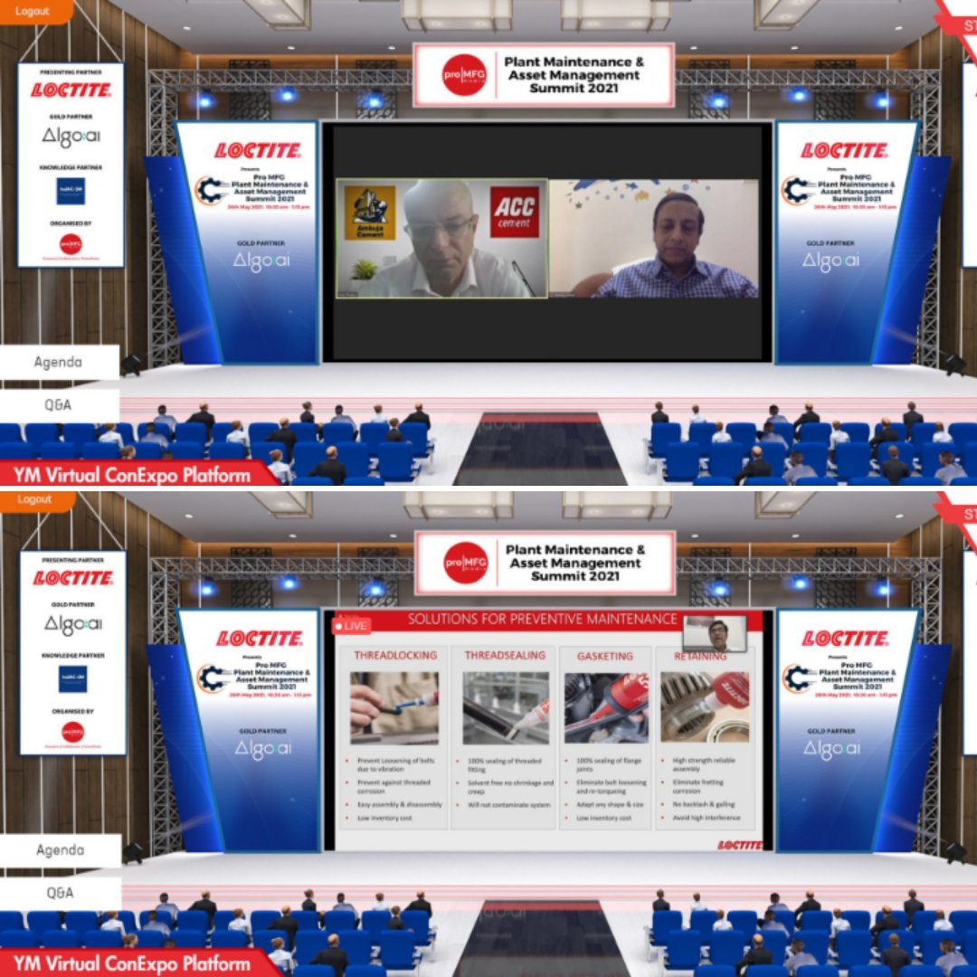 YoungMirchies's tweet photo. Pro MFG Plant Maintenance &amp; Asset Management Summit 2021
Organised by ProMFG Media
26May'21
A customised Real Feel Conference Auditorium created &amp; virtually managed by YoungMirchies
#virtualevents #virtualplatform #virtualconferences #plantmaintenance #assetmanagement #automation https://t.co/FW2lyQKwol