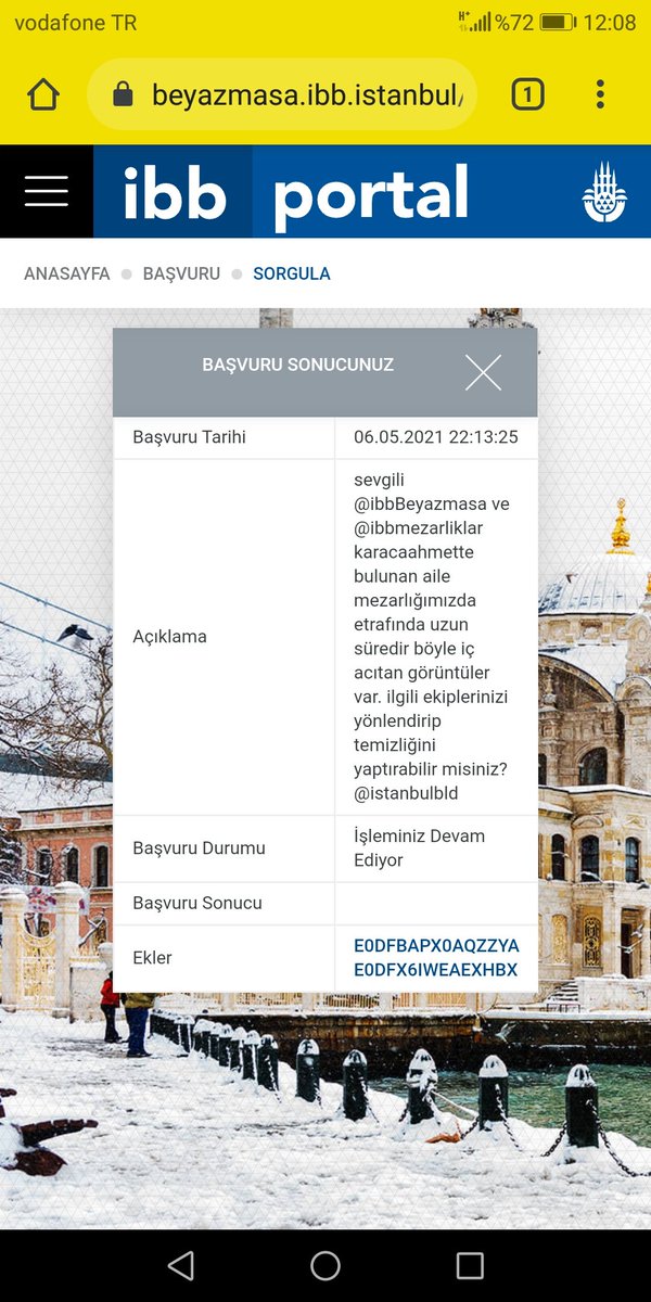 Üzerinden bir ay geçmesine rağmen talebime olumlu/olumsuz hala bir dönüş yapılmadı.böyle duyarsızlıklar genelde önceki dönemde yaşanırdı.Böyle davranarak <a href="/ekrem_imamoglu/">Ekrem İmamoğlu</a> başkanımızı mı sabote etmeye çalışıyorsunuz ?@ibbBeyazmasa <a href="/ibbmezarliklar/">İBB Mezarlıklar Daire Başkanlığı</a> <a href="/istanbulbld/">İstanbul Büyükşehir Belediyesi</a> <a href="/tcbuyuksehir/">AK Belediyeler</a>