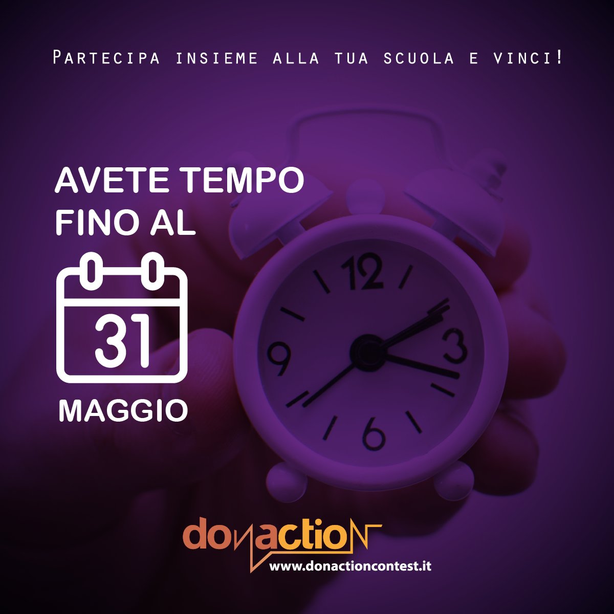 DonactionC's tweet photo. Non avete ancora inviato il materiale per partecipare al Contest #Donaction? Allora affrettatevi! Mercoledì 9 giugno si riunirà la giuria tecnica per fare le valutazioni e decretare i vincitori.
Cosa state aspettando! Avete tempo fino al 31 Maggio. https://t.co/PclWQOZdQA