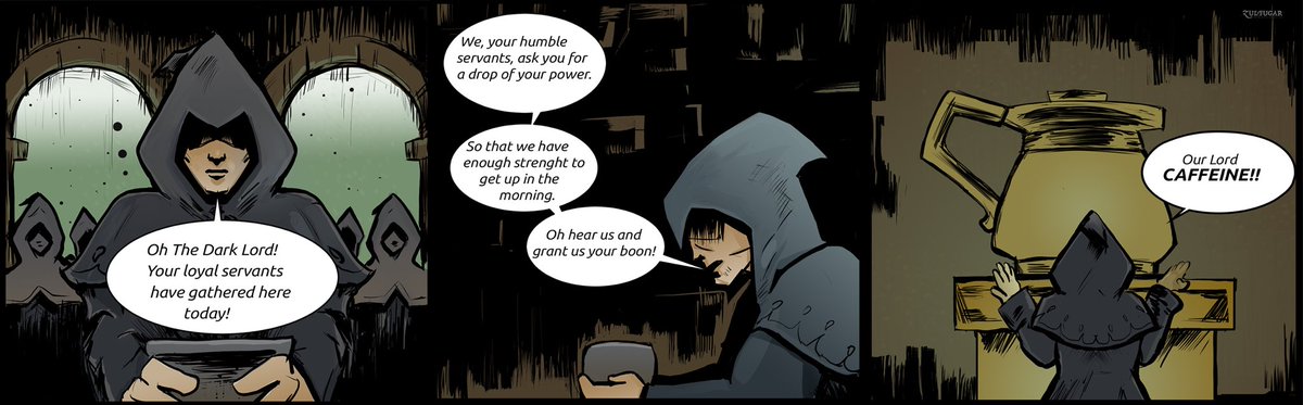 Zulfugart's tweet photo. The only cult I’ll join #zulfugart #zulfugart_comics #coffee #caffeine #webcomics #webcomic #swipecomics #coffee #coffeelover #needacupofcoffee #coffecult #onlinecomic #cupofcoffee https://t.co/1x1VSOMAL3