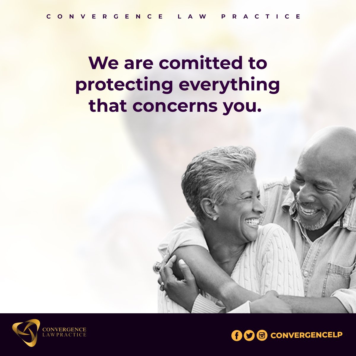Convergence_LP's tweet image. At Convergence Law Practice, we are committed to protecting and guiding your businesses!