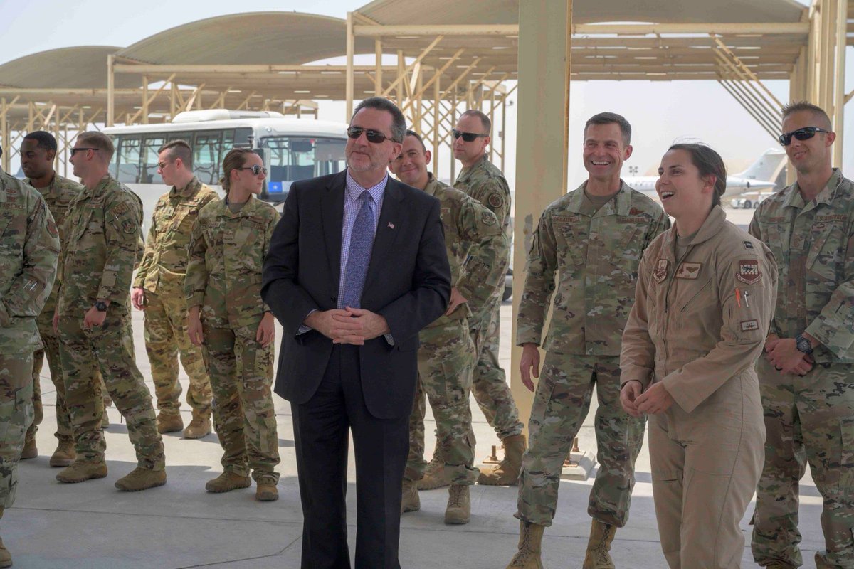realADAB's tweet photo. We were honored to have Mr. Sean Murphy, Chargé d’Affaires at the United States Embassy Abu Dhabi, visit ADAB. Thank you to everyone who participated in the windshield tour and demonstrated how we execute the mission and maintain a posture to prevail! #ForgeResolutePartnerships https://t.co/Bj8rJW5Na0