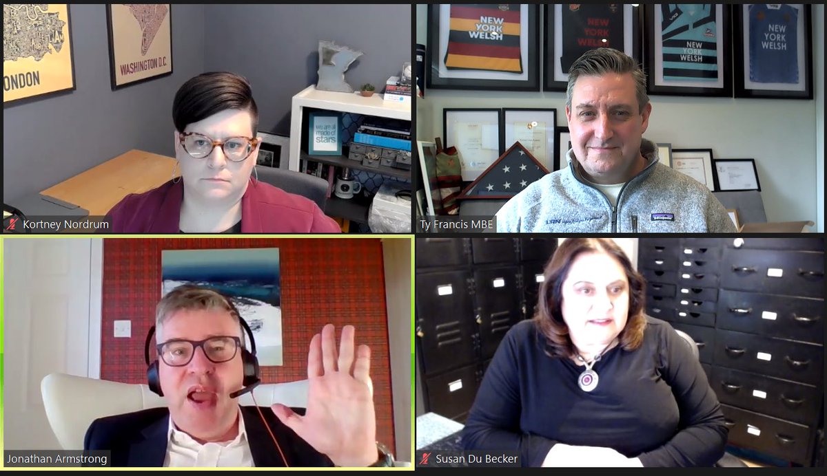 Really great to chat with @CorderyUK’s <a href="/armstrongjp/">Jonathan Armstrong</a>, <a href="/Deluxe/">Deluxe</a>’s <a href="/nordrumlaw/">Kortney Nordrum</a> and @microsoft’s Susan Du Becker at <a href="/LRN/">LRN</a>’s online event on #compliance risks in #bribery and #data after the pandemic yesterday. Some great insights and even a few laughs. E&amp;C can be fun sometimes.