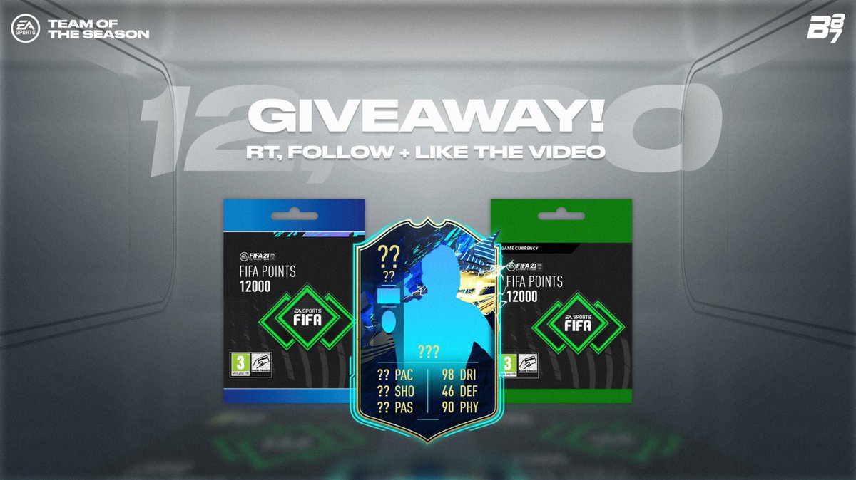 bateson87's tweet photo. 12K FIFA POINT GIVEAWAY! 

All you need to do to enter is:

✅ Follow us
@KingCJ0
@Agitpower
@Smatias17_
@wappiii1
@Therealkhaled_
@bateson87
🔁 RT this tweet
❤️ Like this tweet

Winner announced Monday :) https://t.co/4CPmzeL5na