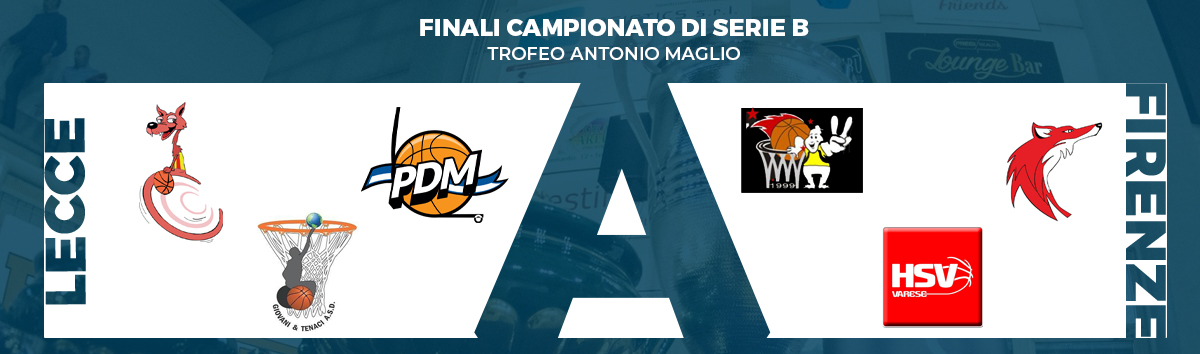 𝗦𝗘𝗜 𝗦𝗤𝗨𝗔𝗗𝗥𝗘 | 𝗗𝗨𝗘 𝗣𝗢𝗦𝗧𝗜 | 𝗨𝗡 𝗦𝗢𝗚𝗡𝗢
Sabato 29 e domenica 30 maggio le finali del Campionato di Serie B 2021 Trofeo Antonio Maglio. 
Da Lecce e Firenze, i due concentramenti finali per stabilire le due squadre promosse alla Serie A 2021/2022.