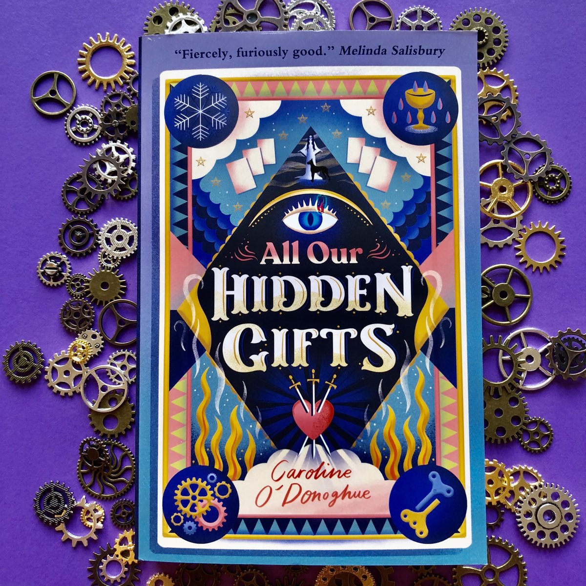 WalkerBooksYA's tweet photo. Happy publication day to #AllOurHiddenGifts by @Czaroline!

Witchcraft, tarot, school, friendship, love – it has everything you could ever want from a superb contemporary and supernatural #YA. 

Available across the UK &amp; Ireland TODAY. We can't wait to hear what you think 🃏 https://t.co/ahmYYpaNT6