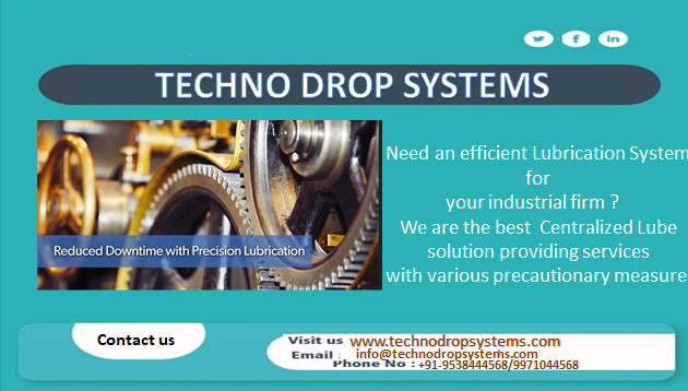 <a href="/TechnoDropSys/">TechnoDropSystems</a> Lubrication System reduces friction &amp; wear between moving parts providing adequate lubrication with filtered oil. bit.ly/3hHefXO
#manufacturers #Bangalore #Hyderabad #Trichy 
#Karnataka #TamilNadu #Steel #Sugarindustry #pharmaindustry #thursdayvibes