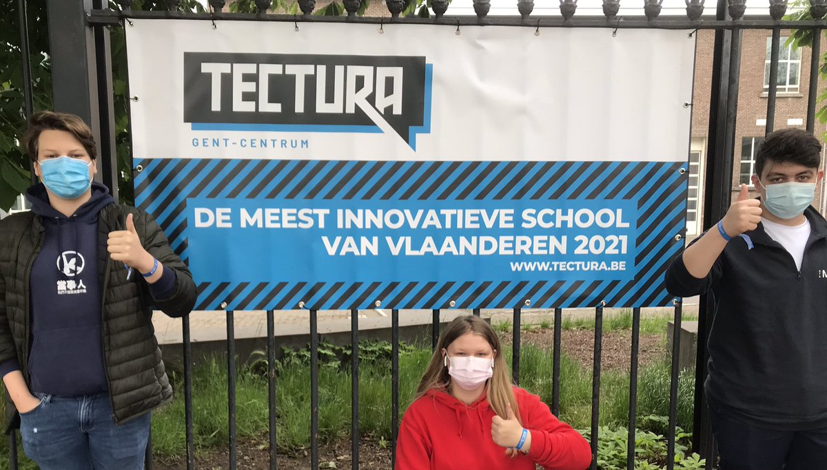 KTAMoBi's tweet photo. Ongelooflijk trots op het behalen van de titel #meestinnovatieveschoolvanvlaanderen 😊

Samen met GO KTA GITO Groenkouter, Tuinbouwschool Melle en Atheneum Merelbeke worden wij op 1️⃣ / 0️⃣9️⃣ Tectura! https://t.co/GDQkMV33aX