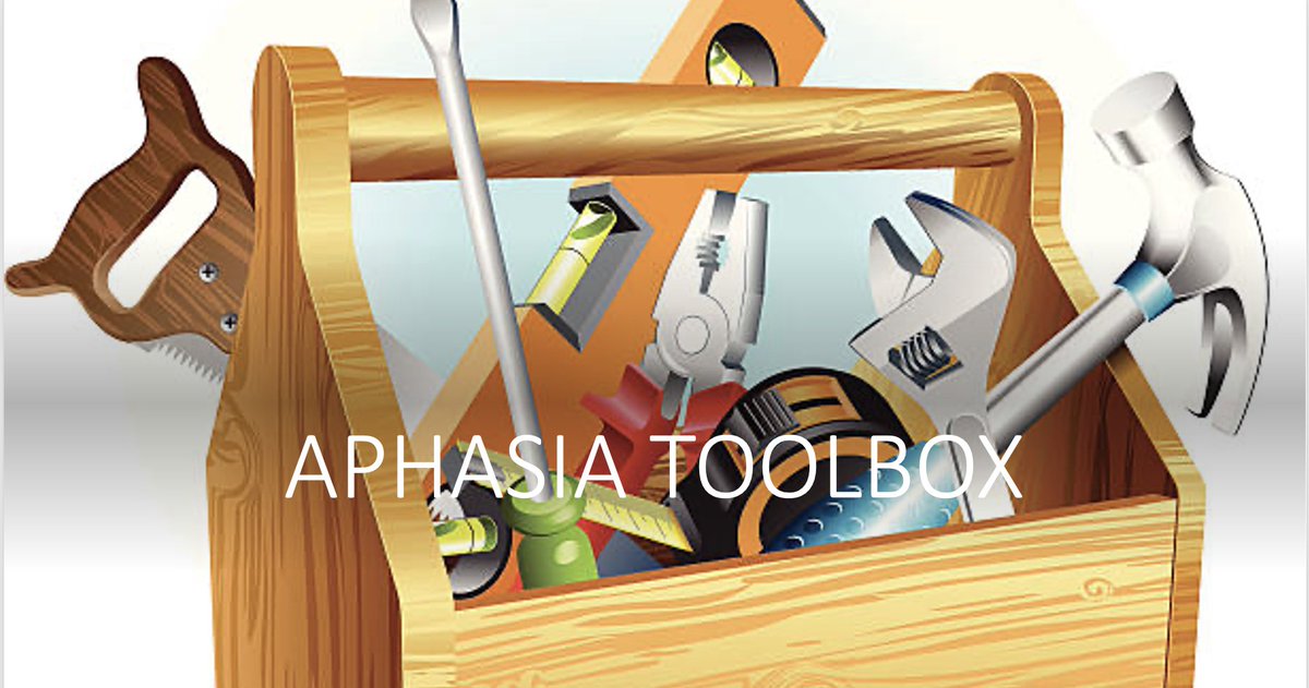 AphasiaIcafe's tweet photo. The Friday 11am group have been working towards building an aphasia toolbox of word finding strategies to use independently in daily life! So far we have tried describing the word and gesture. This week, sentence completion! #mySLTday  #PwA https://t.co/54UQJP5VUV