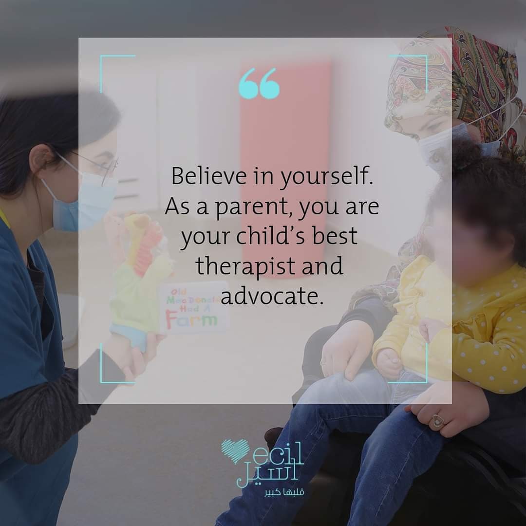 ECILcenter's tweet photo. "Believe in yourself. 
As a parent, you are your child's best therapist and advocate." 

#SlpMonthAtECIL #SpeechAndLanguageTharepy #Family #ECIL https://t.co/Zm9lRJWfhx