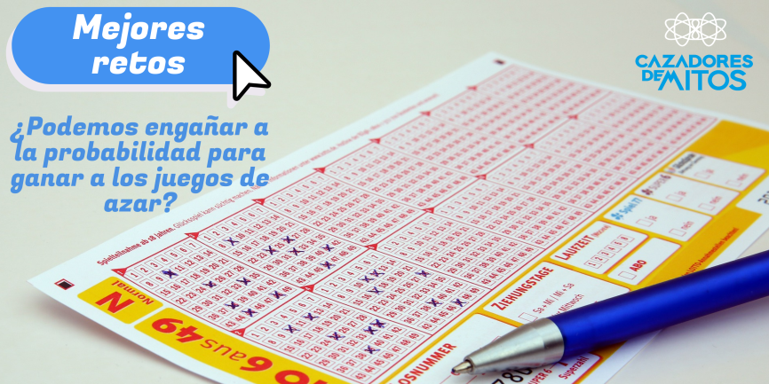 🏅¿PODEMOS ENGAÑAR A LA PROBABILIDAD?
➡️Mejores retos:
-Jefas de Aristóteles, IES Blas Infante <a href="/molinaayuso/">Álvaro Molina Ayuso</a> 
-Solframio; <a href="/CPedroPoveda/">Colegio Pedro Poveda Jaén</a> <a href="/Aguirre3D/">Daniel Aguirre</a> 
➡️Finalistas:
-Devils/Rayaos; IESO Vía de la Plata
-Pingüinos, <a href="/C_Mas_Camarena/">Complejo Educativo Mas Camarena</a> 
Consejo de sabios, <a href="/TorrentPurisima/">Colegio La Purísima Torrent</a> <a href="/Etronchoni/">Encarna Tronchoni</a>